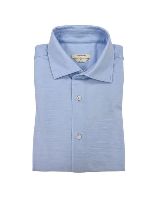Jacob Cohen Blue Button-Down Shirt for men