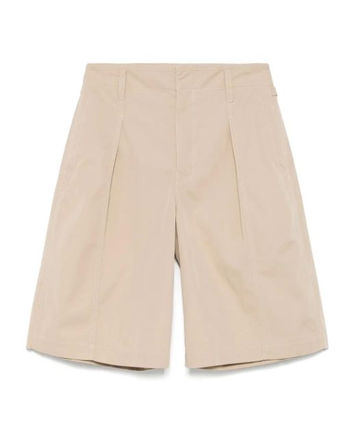 Bermudas con pinzas Lemaire de hombre de color Natural