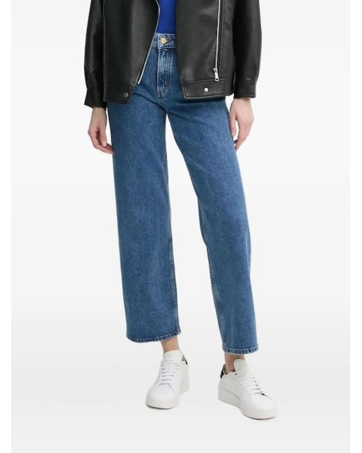 Marc O' Polo Jeans Met Knoopsluiting in het Blue