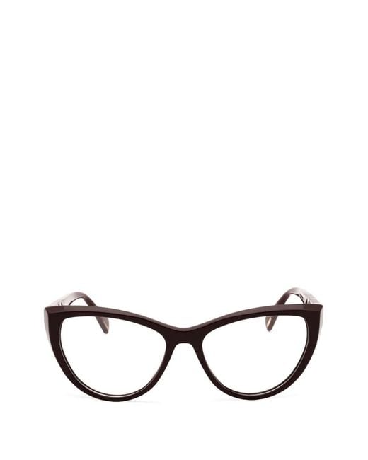Police Black Cat-Eye-Brille
