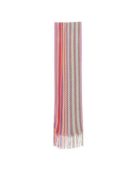Sciarpa Con Frange di Missoni in White