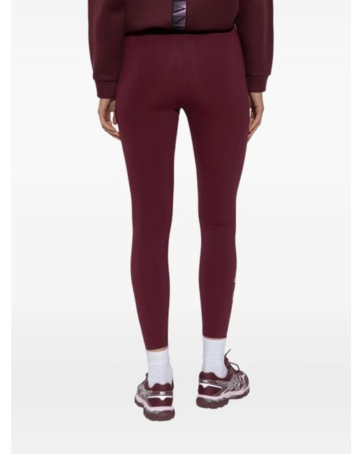 Leggins con logo estampado EA7 de color Red