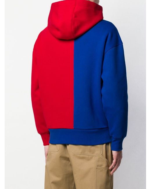 Two tone clearance split hoodie