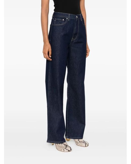 AG Jeans Women's Blue Five-Pocket Jeans