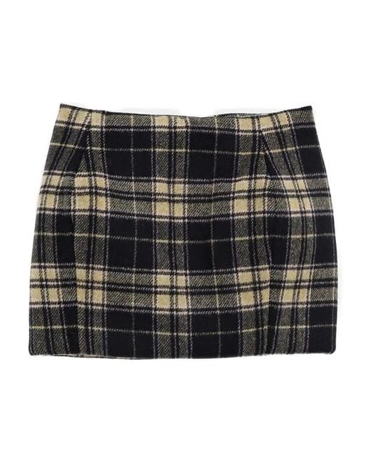 Duran Lantink Black Plaid Drfw25Sk01995 Skirt
