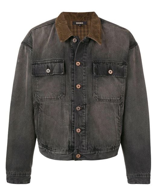 Yeezy Black Season 6 Denim Jacket for men