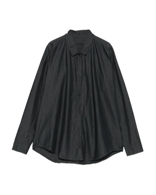 Private 0204 Button-Up Blouse in het Black