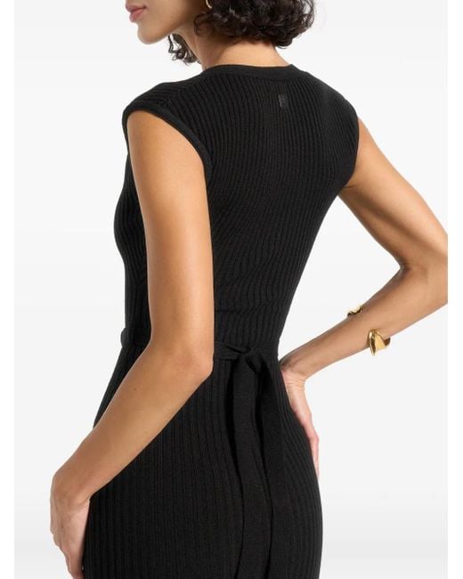Robe En Maille Helene À Taille Ceinturée Manière De Voir en coloris Black