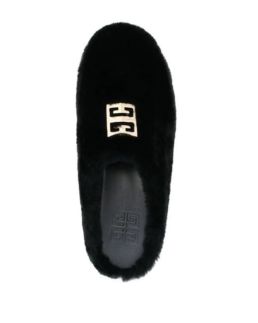 Givenchy Black Slippers