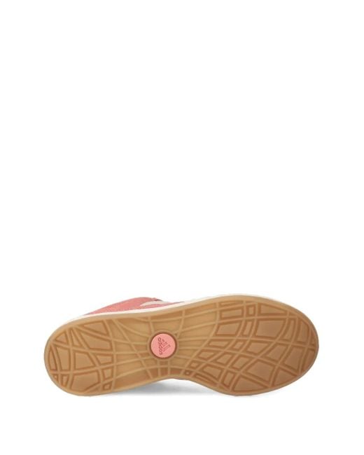 Adidas Pink Adimatic Suede Three-Stripe Sneakers for men