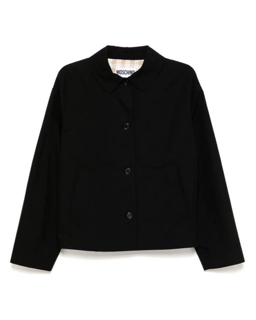Chaqueta Con Botones Moschino de color Black