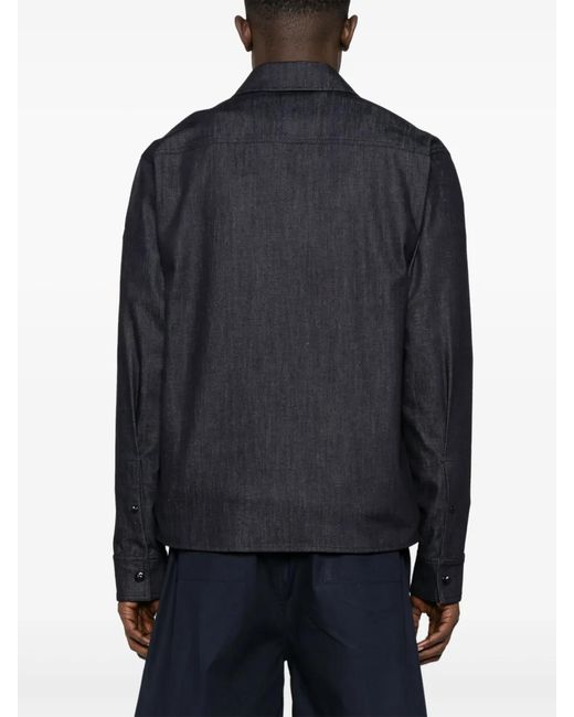 Moncler Black Denim Shirt for men
