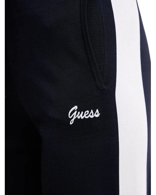Guess Black Side-Stripe Trousers