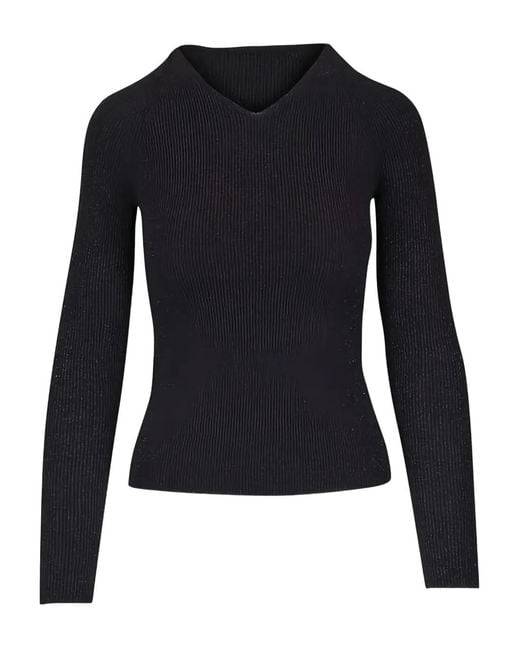 Vince Black Long-Sleeves Top