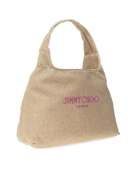 Jimmy Choo Natural Bag Diamond Large