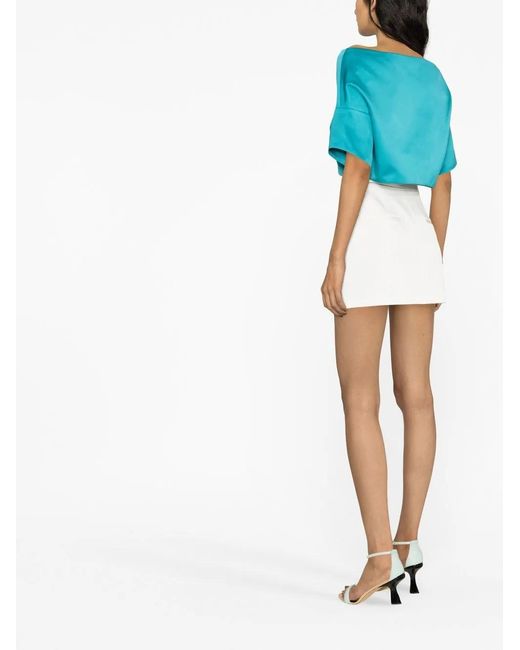 P.A.R.O.S.H. Blue Bolero-Inspired Jacket