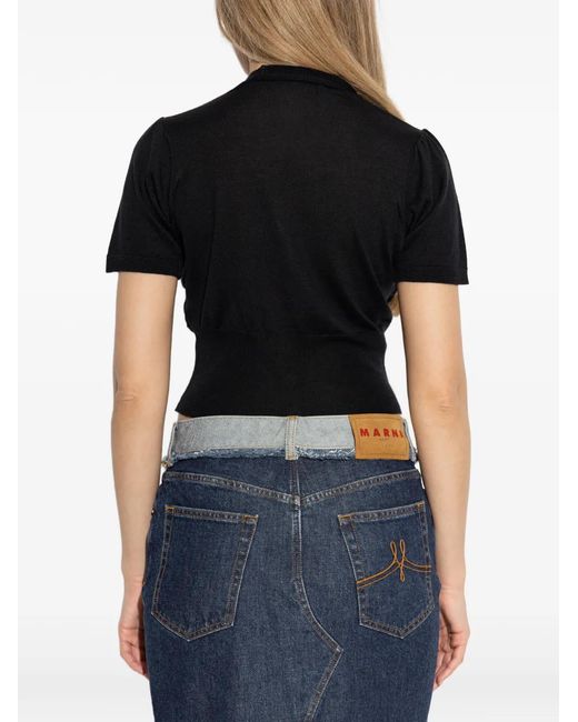 Vivienne Westwood Black Buttoned Top