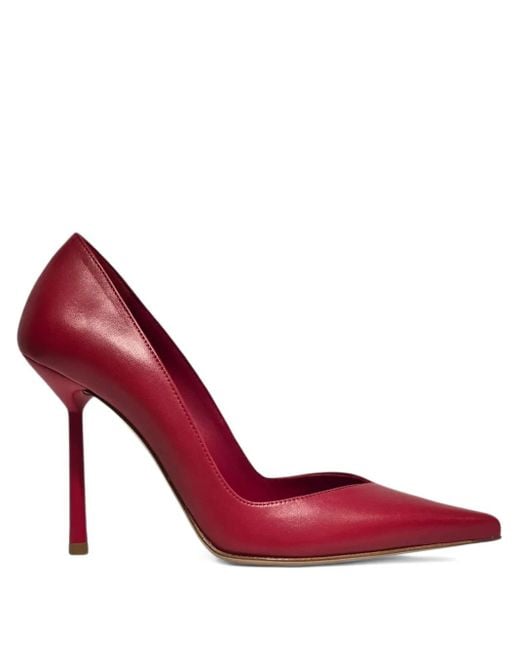 Le Silla Red 100Mm Vivienne Heeled Pumps