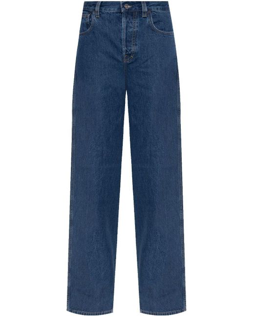 Gucci Blue Straight-Leg Jeans