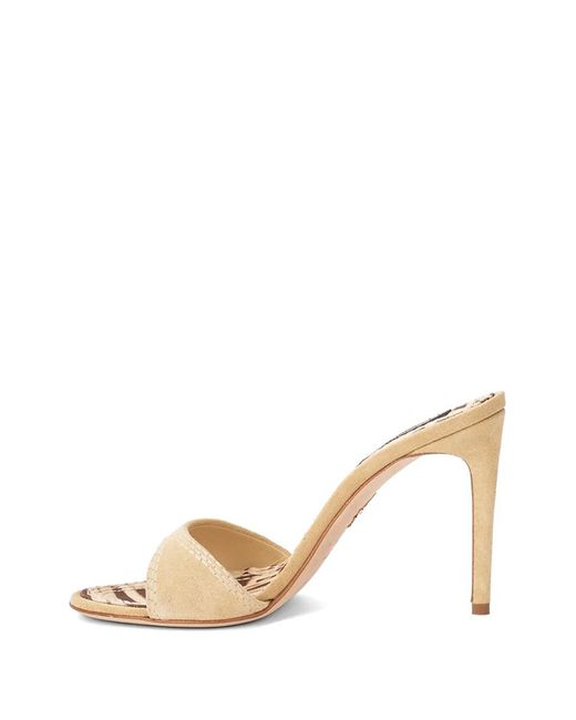DSquared² Natural Twin High Heeled Mules