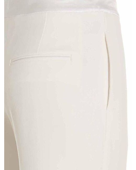 Ermanno Scervino White Wide-Leg Trousers