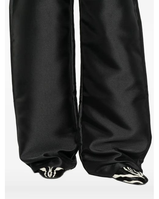 Marques'Almeida Black Mikado Trousers