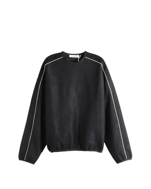 Fear Of God Black Suede Fleece Signature Modern Sweater for men