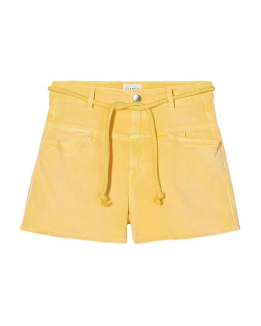 Closed Yellow Jocy Shorts