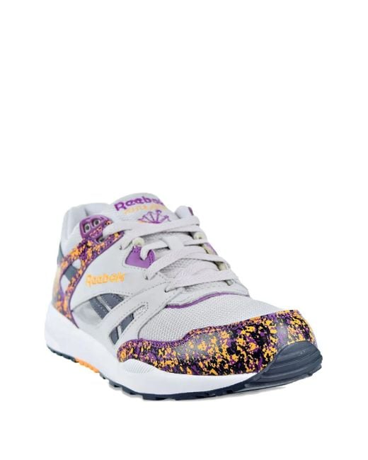 Reebok White Ventilator Cg Confetti "Steel/Aubergine/ Sneakers for men