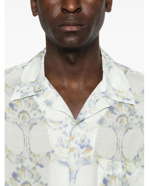 Wales Bonner White Chemise À Manches Courtes for men