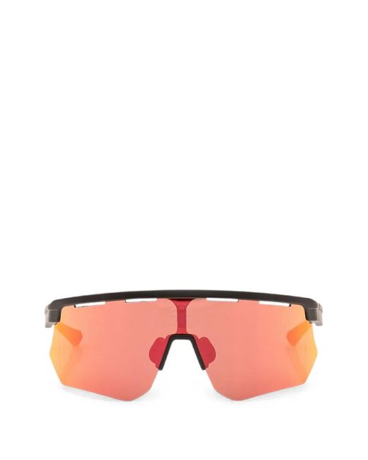 FACE HIDE Pink Raider Shield-Frame Sunglasses for men
