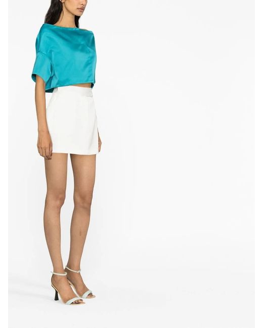 P.A.R.O.S.H. Blue Bolero-Inspired Jacket