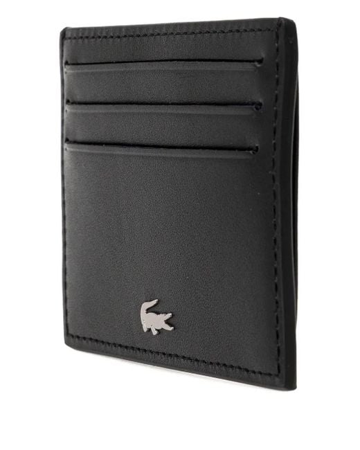 Lacoste Black Logo-print Wallet for men