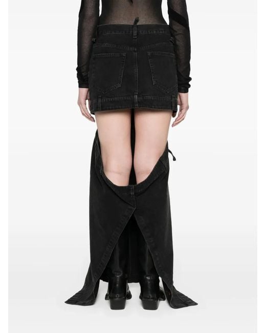 The Attico Denimrok in het Black