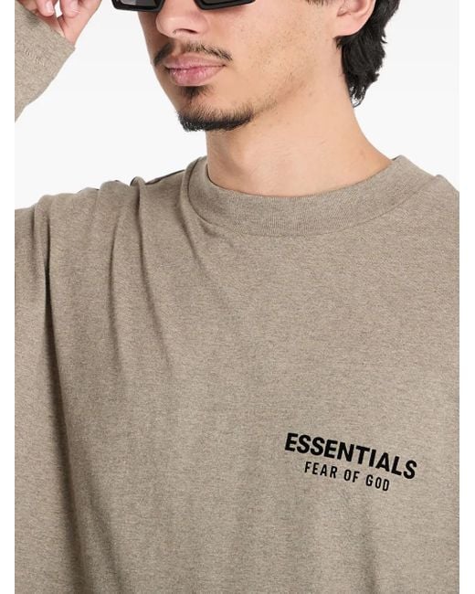 Fear Of God Natural Crew-Neck Long-Sleeve T-Shirt for men