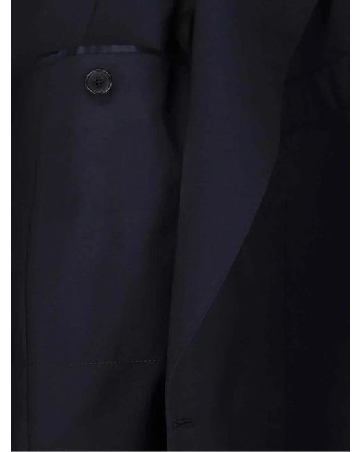 Caruso Blue Single-Breasted Suit for men