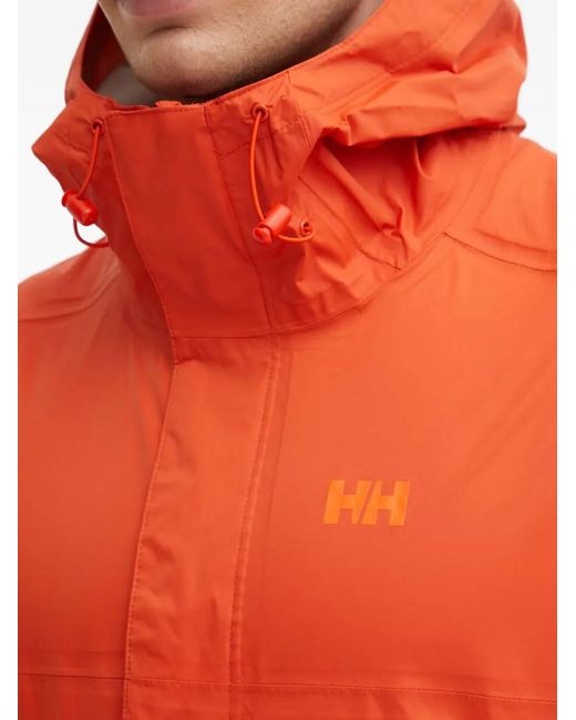 Chaqueta Liviana Con Capucha Helly Hansen de hombre de color Red