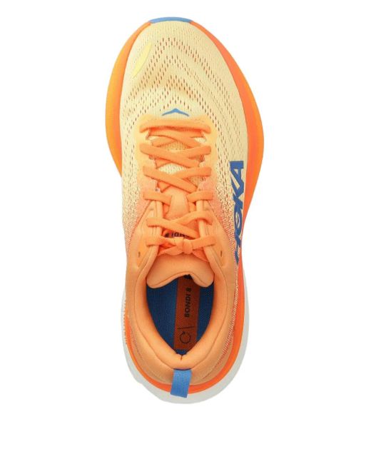 Hoka One One Orange Bondi 8 Sneakers for men