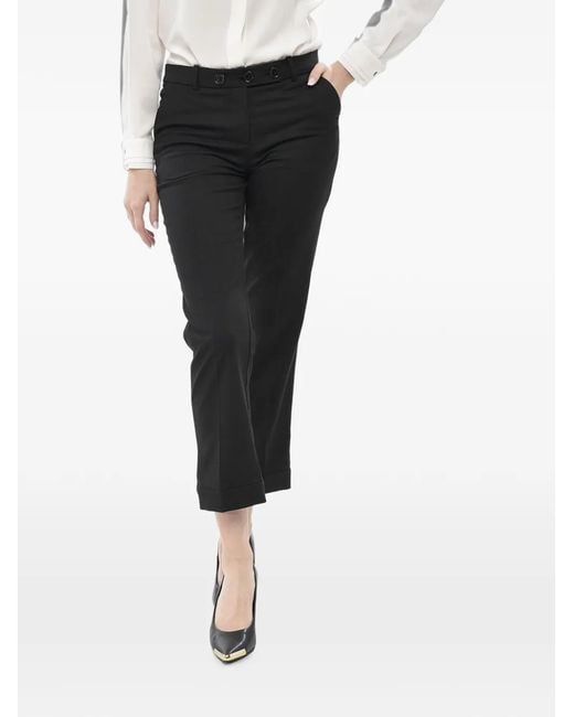 THE GARMENT Black Pluto Cropped Trousers