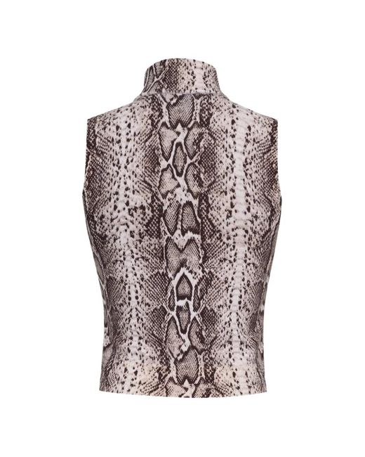 Cara Cara Natural Dean Snake-Print Top