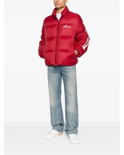 Amiri Red Bones Padded Jacket for men