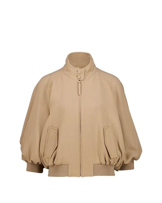Gabriela Hearst Natural Aluin Cropped Jacket