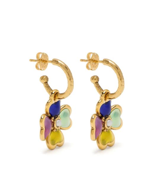 Goossens Talisman Trèfle ピアス Metallic