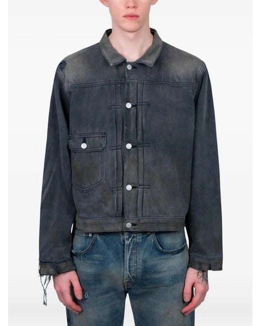 Enfants Riches Deprimes Blue Cotton Jacket for men
