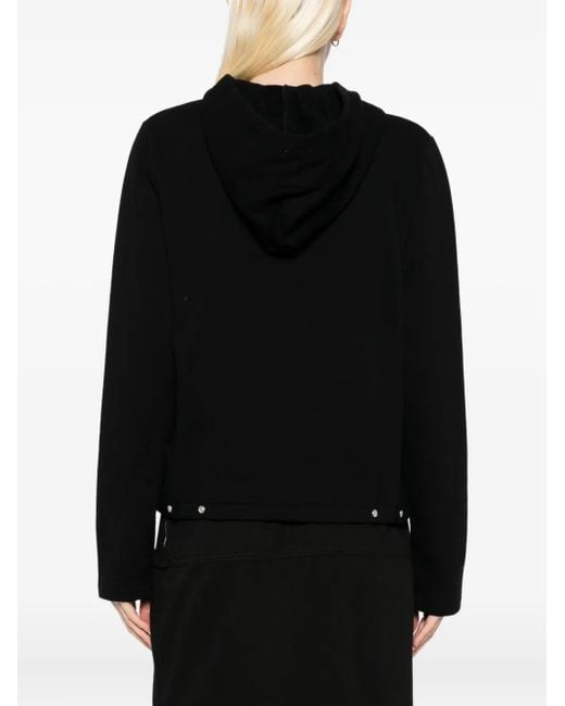 Agnes B. Black Button-Up Jacket