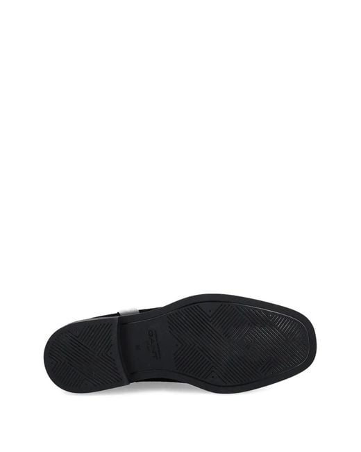 Gant Black Elasticated Panel Pull-Tab Boots