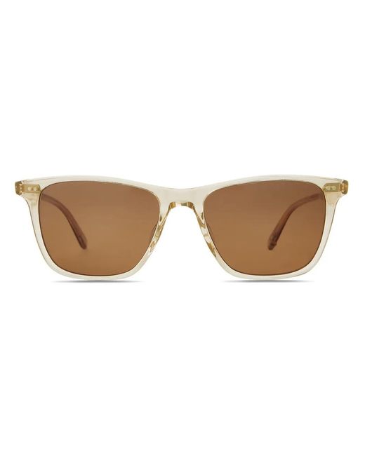 Garrett Leight Brown Square-Frame Sunglasses