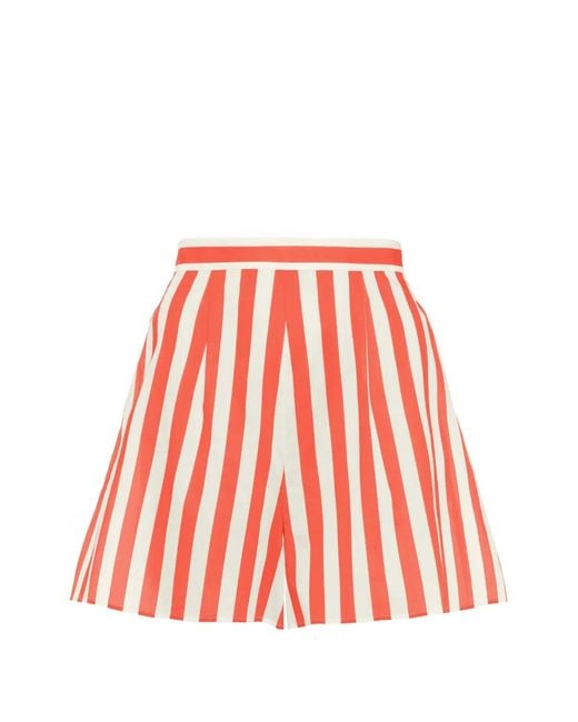 Eres Red Striped Shorts