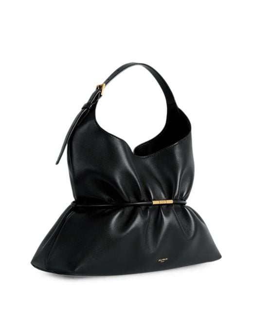 Balmain Black Sphynx Medium Bag