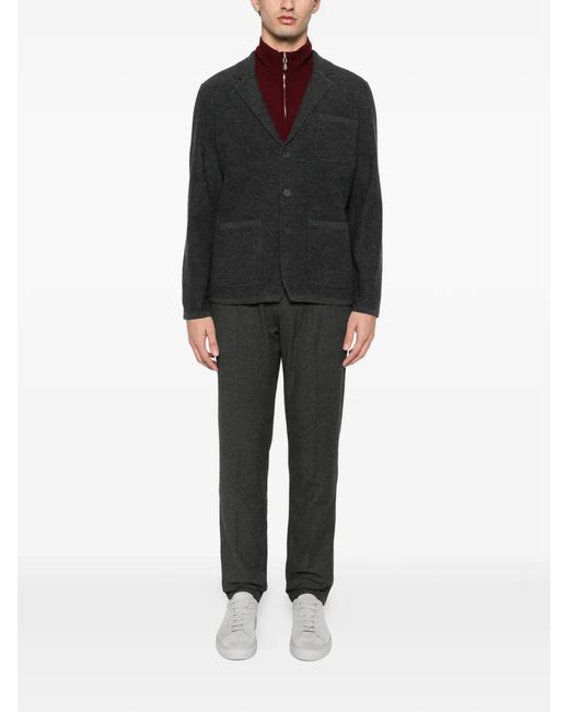 Marc O' Polo Black Patch-Pocket Blazer for men